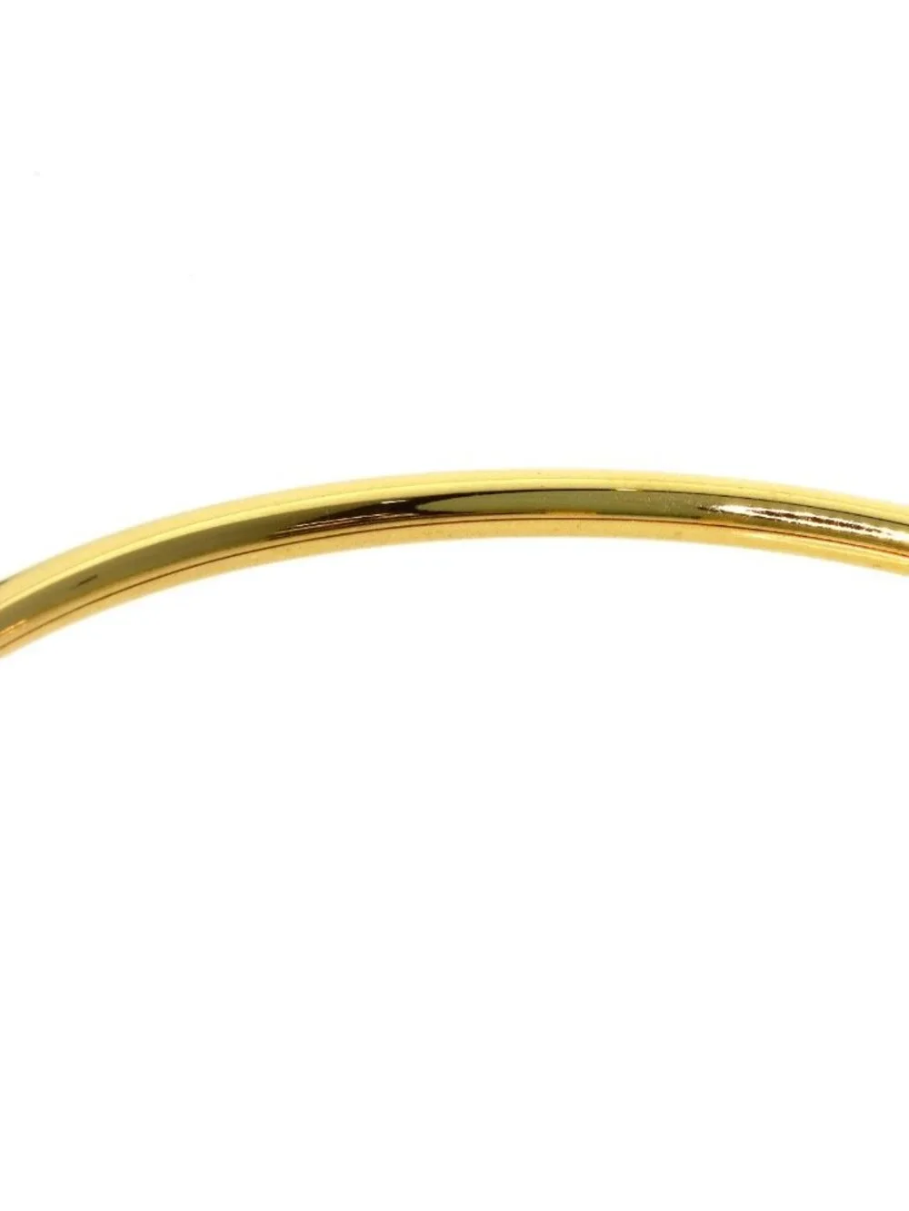 Tiffany & Co T Wire Shell Bracelet 18k Yellow Gold